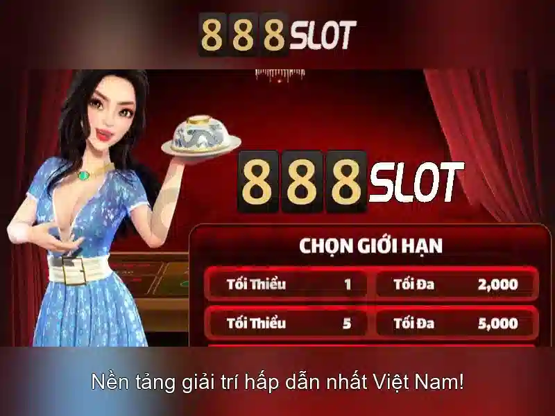 Giao diện trang chủ 888slot với nút đăng ký nổi bật
